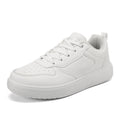 Men's Plus Size Classic White Low-Top Sneakers
