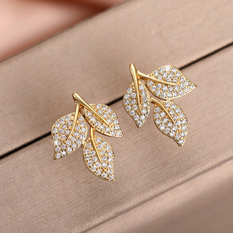 Leaf-shaped Earrings