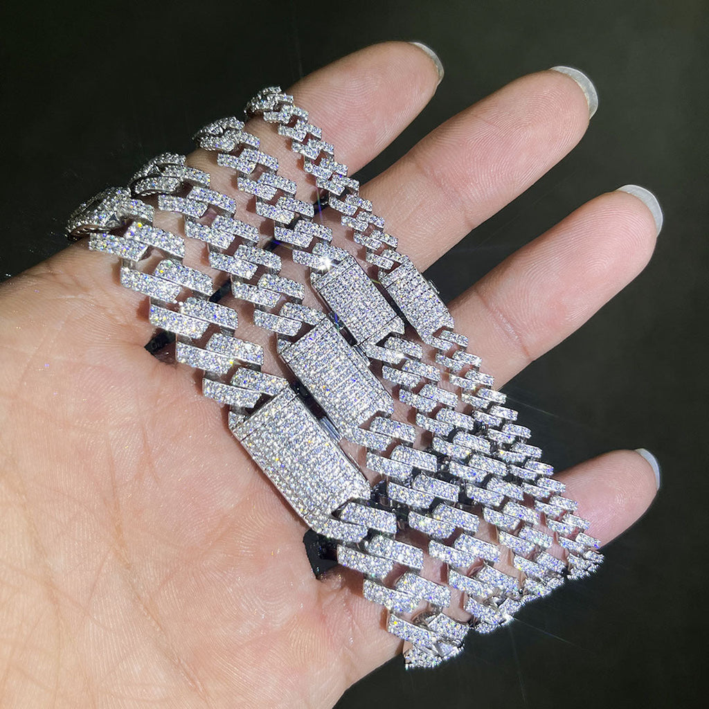 Silver Cuban Link Hip Hop Bracelet