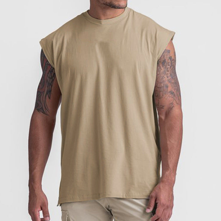 Fitness Waistcoat Loose Plus Size Cotton Vest