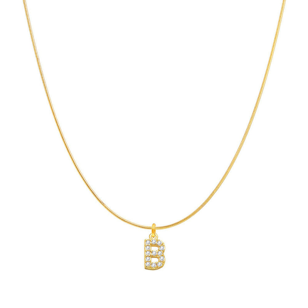 Fashion Personality Round Snake Clavicle Chain Female
