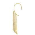 Rhinestone Tassel Earrings