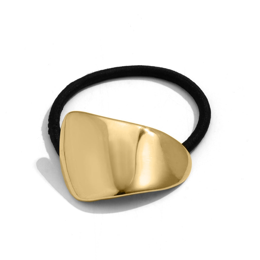 Personalized Glossy Elastic Hair Ring Female Geometry