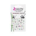 Nascita Cute Panda Nail Art Stickers - 1 Sheet