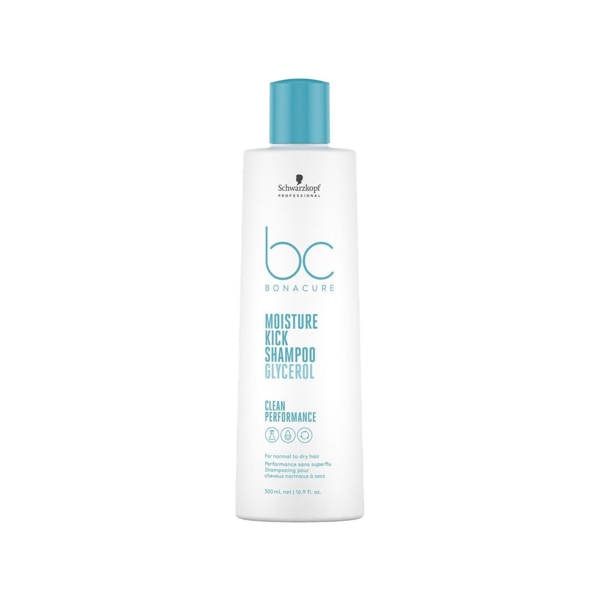Bonacure Moisturizing Shampoo - BC Clean Moisture Kick Shampoo 250ml for Dry or Damaged Hair
