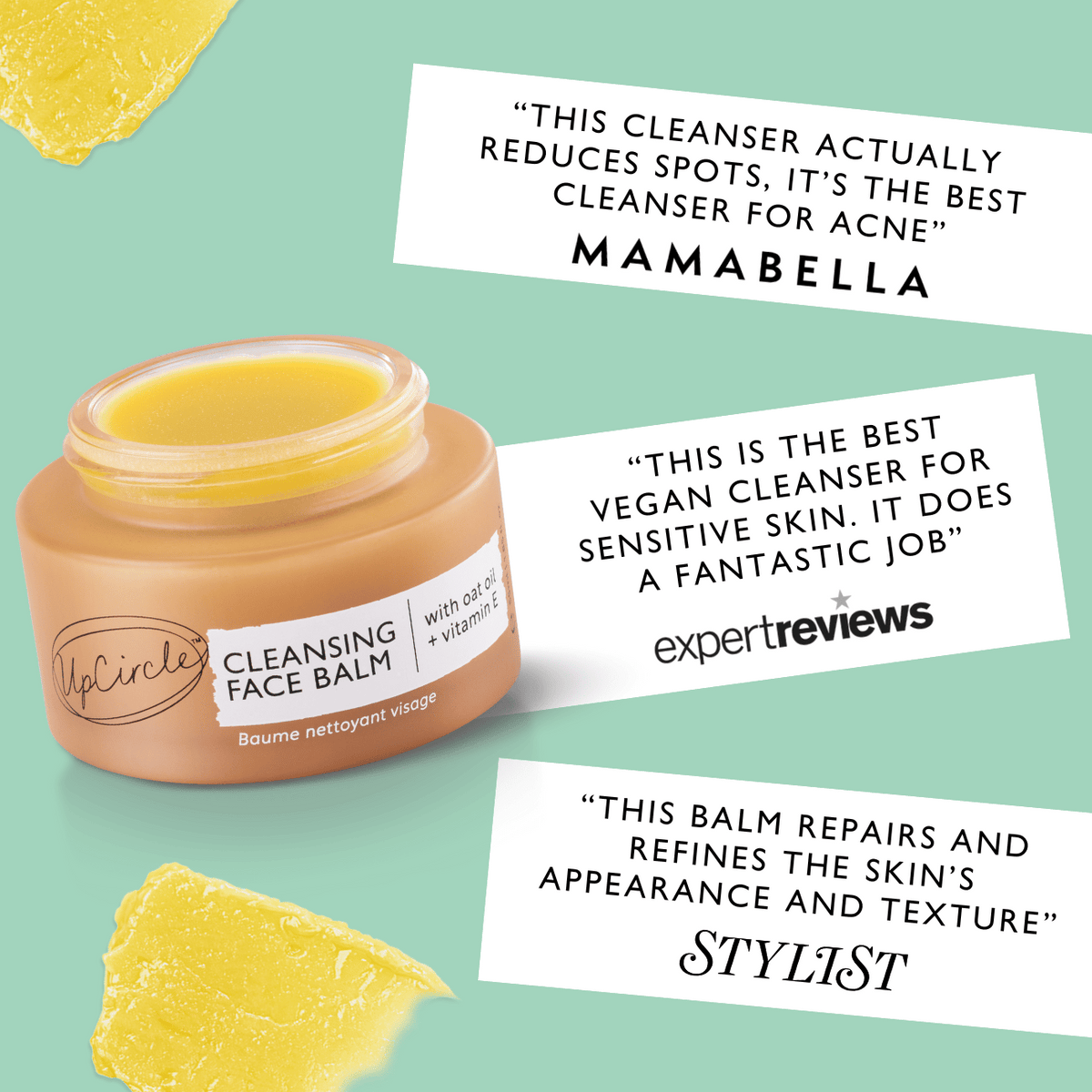 UpCircle Cleansing Face Balm with Oat Oil & Vitamin E