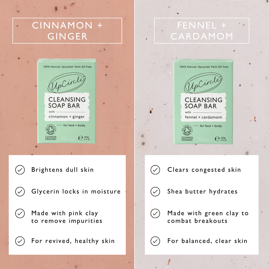 UpCircle Chai Soap Cleansing Duo — 2 Bars