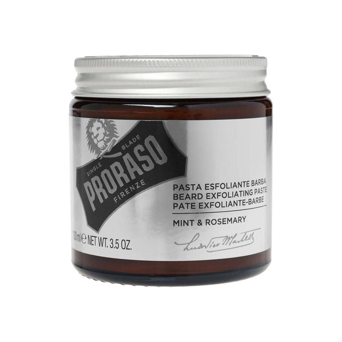 Proraso Beard Exfoliating Paste Mint & Rosemary 3.5 Oz