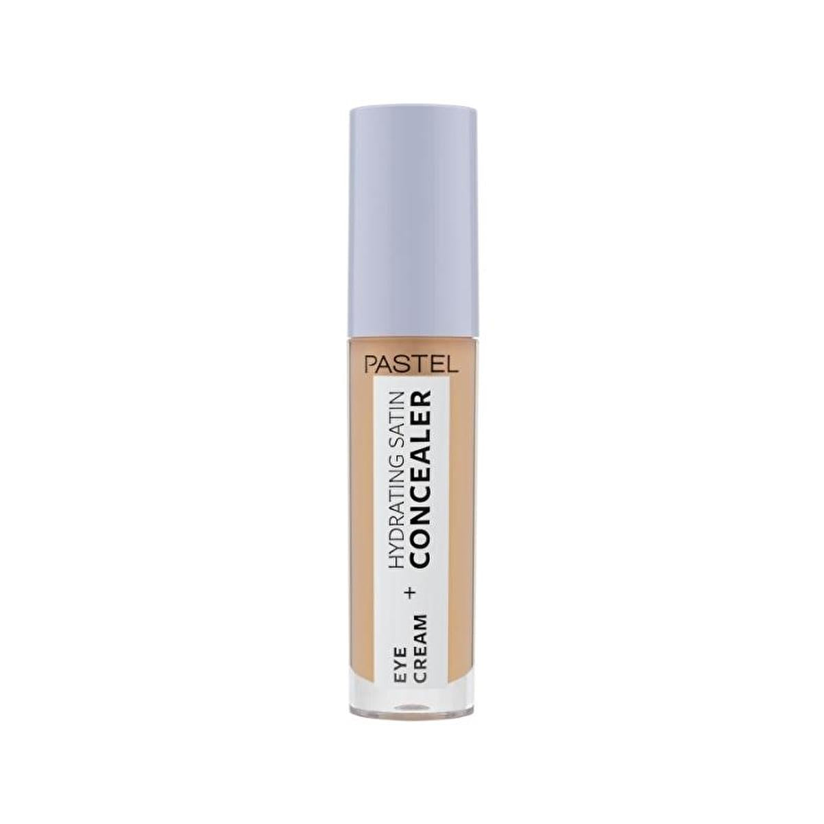 Pastel Makeup Eye Cream Concealer: 2-in-1 Hydrating Satin Concealer & Brightening Eye Cream for Dark Circles