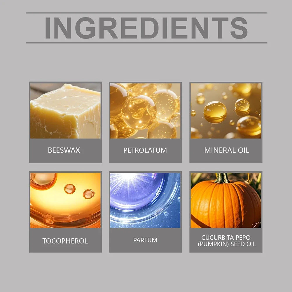 Pumpkins Lip Sleeping Mask For Dry Chapped Lip Overnight Hydration Repair Natural Exfoliating Lip Care Balm