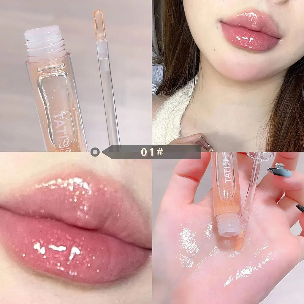 Uuny Transparent Moisturizing Lip Oil - Water Gloss Finish