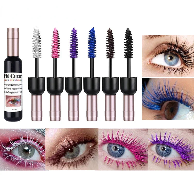 Colorful Waterproof Mascara - Glitter Diamond Cosplay Makeup