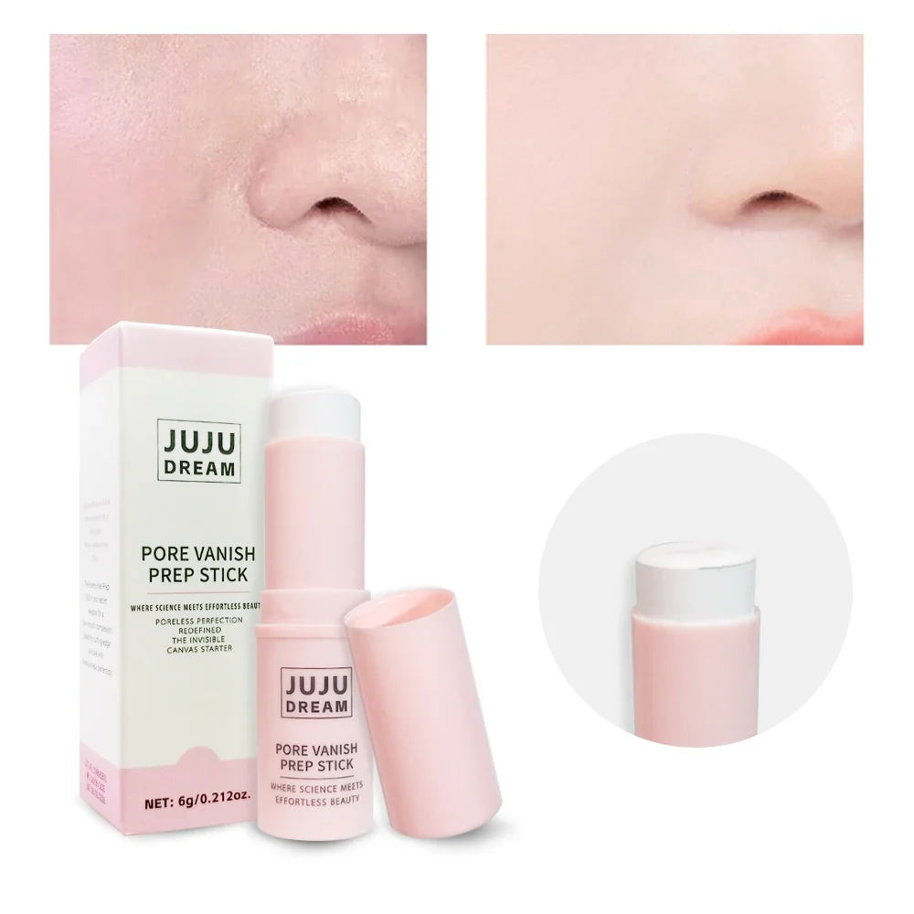 Pore Vanish Primer Stick - Pore Blurring, Portable Pre-Makeup Stick, Smooth Skin for Daily Makeup Face Primer Stick