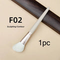 Blush Brush Bronzer Natural Goat Hair Pink Multifunctional Contour Foundation Makeup Brushes Beauty Tools