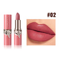Creamy Velvet Lipstick Moisturizing Long Lasting Waterproof Non Stick Cup Rich Color 6 Shades Smooth Lip Makeup For Women