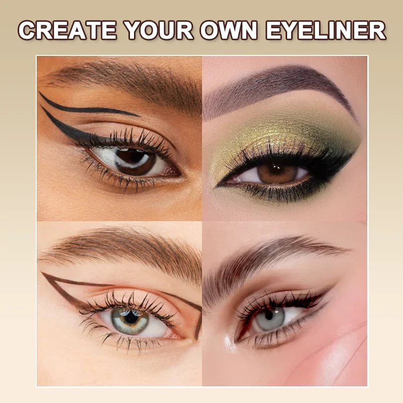 Waterproof Eyeliner Gel Pencil, Long Lasting and Smudge-Proof, Easy Twist Application For Bold, Create Perfect Eye Makeup
