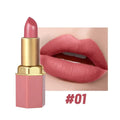 6-Color Matte Lipstick Set, Non-Fading, Non-Stick Cup Long-Lasting Velvet Finish, Smooth Matte Lip Color Waterproof Smudge-proof