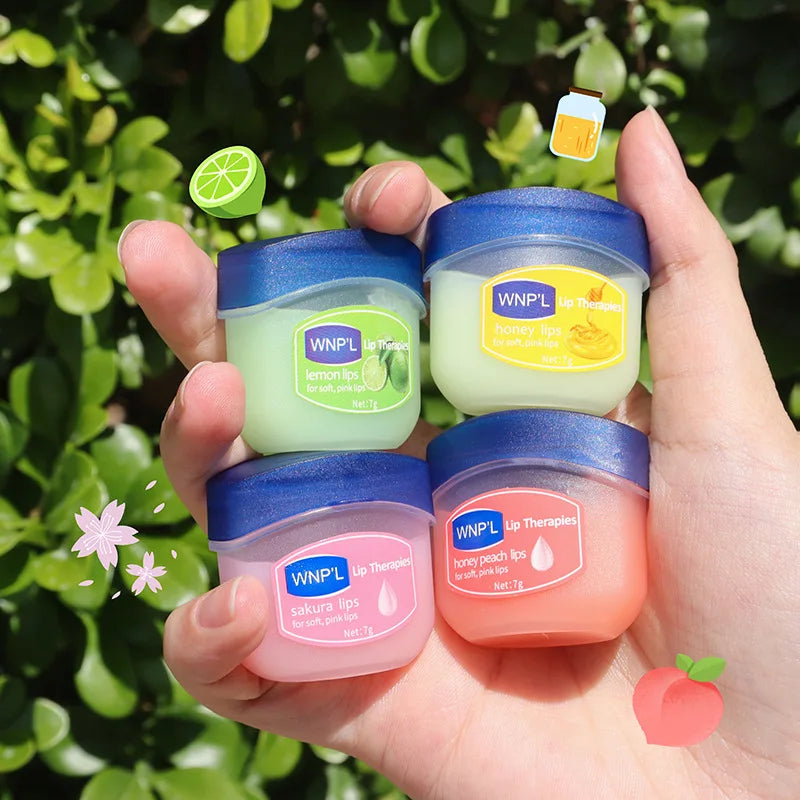 4PCS Moisturizing Lip Balm Healing All-natural Lip Mask For Dry Lips Lip Moisturizing Power Lip Care Nourishing Repair