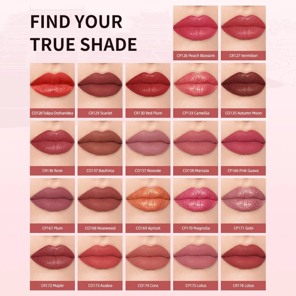 CATKIN Makeup Velvet Matte Lipstick, Hydrating Satin Long Lasting lipstick with Smooth and Creamy Texture