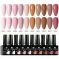 10pc Nail Gel Polish Set HEMA FREE All-Season Nails DIY Nail Art UV/LED Painting Vernis Manicure Kit Long Lasting Hybrid Gel