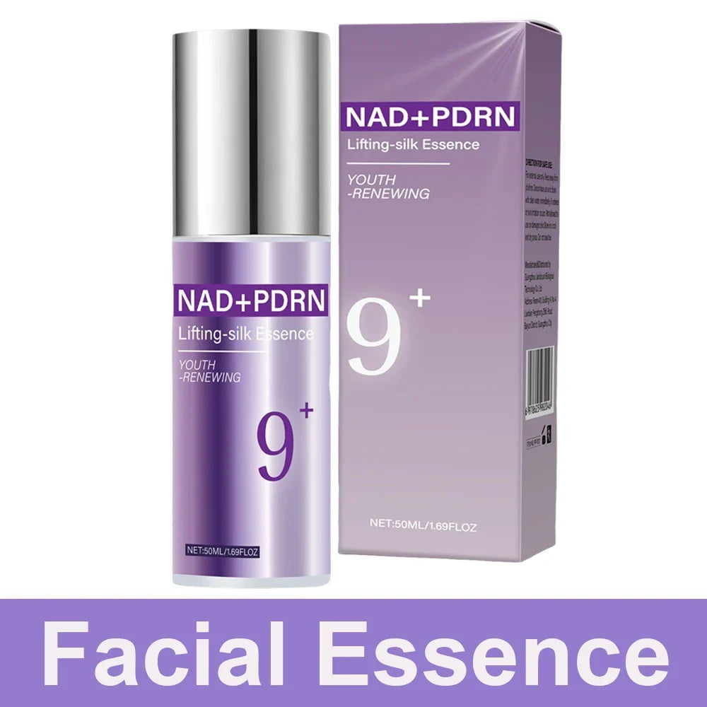 9+ NAD+ PDRN Lifting-sil Essence for Women Firming, Fade Fine Lines NAD+ Serum& Toner for Brightening Skin 50ML