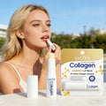 SADOER Collagen Lip Balm Moisturizing Anti Cracking Brightening  Repair Nourishing Hydrating Lipstick Lips Skin Care Products