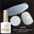 BORN PRETTY 10ml Snow Glitter Jelly Gel Polish Christmas Vernis Semi Permanent Nail Art Soak Off UV Gel Manicure Nail Supplies