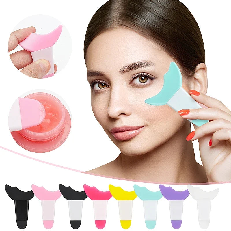 Silicone Eyeliner Stencil Wing Tips Marscara Drawing Lipstick Wearing Aid Face Cream Mask Applicator Mould Makeup Tool Resusable