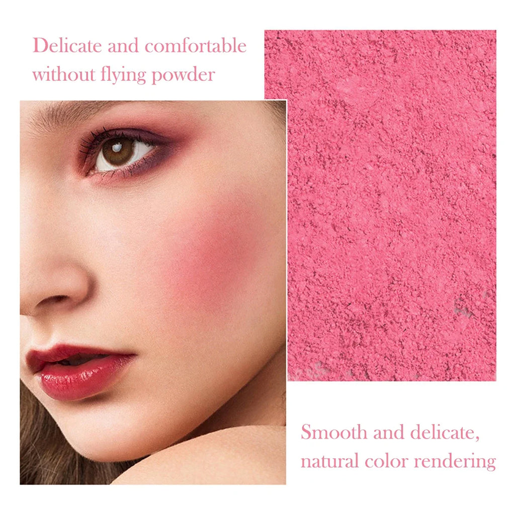 HISYI slightly tipsy blush matte fine flash micro flash natural color makeup pure desire monochrome blush plate