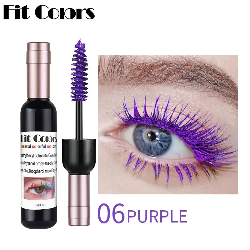 Colorful Waterproof Mascara - Glitter Diamond Cosplay Makeup