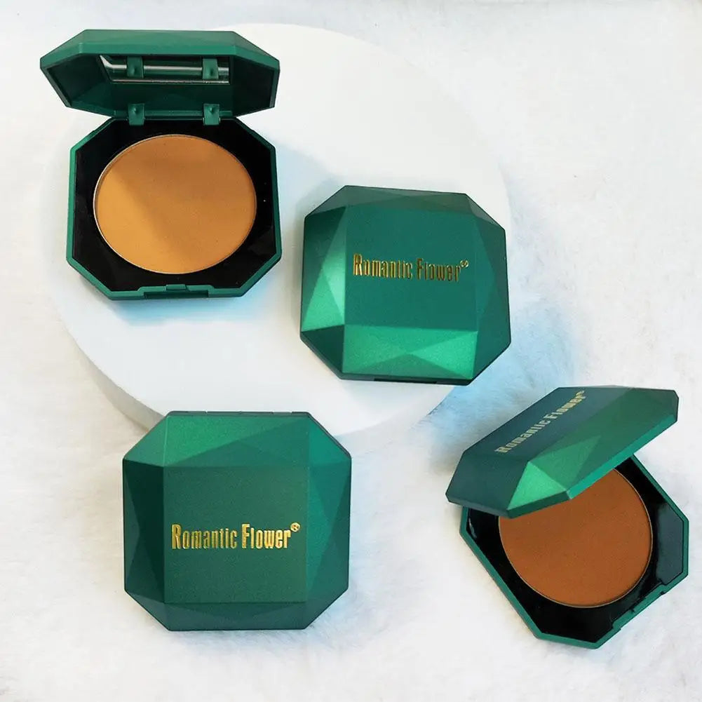Brand-new 4 Colors Dark Pressed Powder Dark Skin Powder Matte Powder Long-lasting Waterproof  Brand Makeup Blush