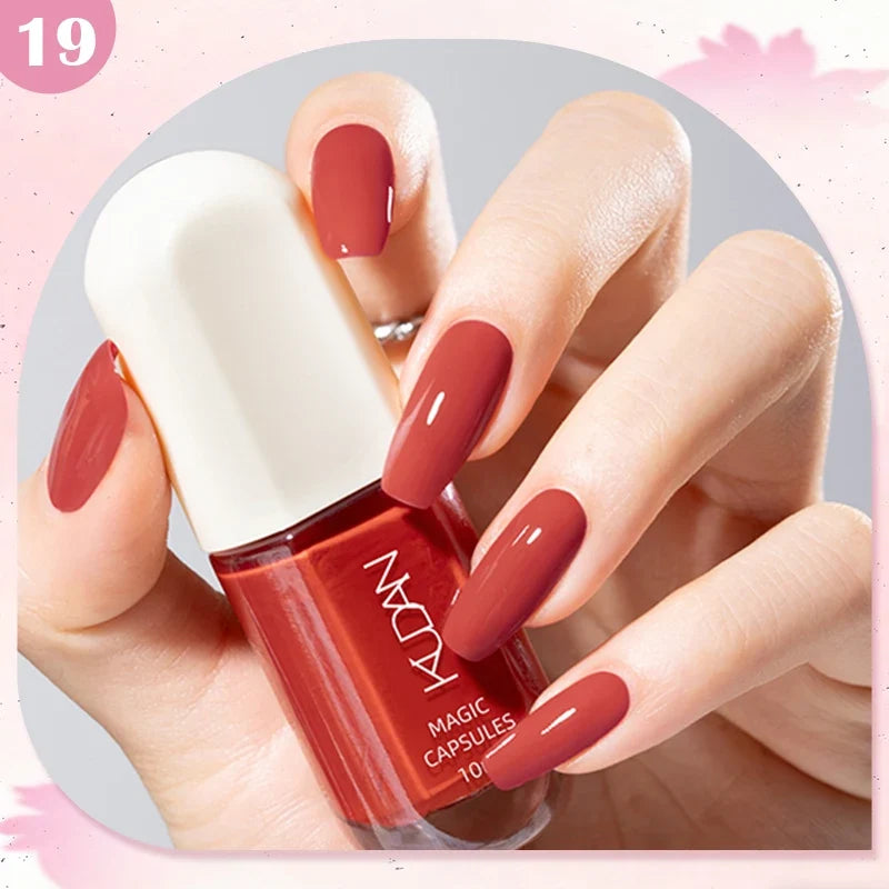10ml Water-Based Peel Off Nail Polish 40 Colors Long Lasting Quick Drying No Need of Lamp to Cure Nail Supplies Manicure Nails