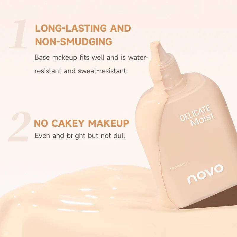 Smooth Liquid Foundation, Moisturizing BB Cream, Long-Lasting Oil-Control CC Cream, Waterproof And Sweat-Proof,Even skin tone