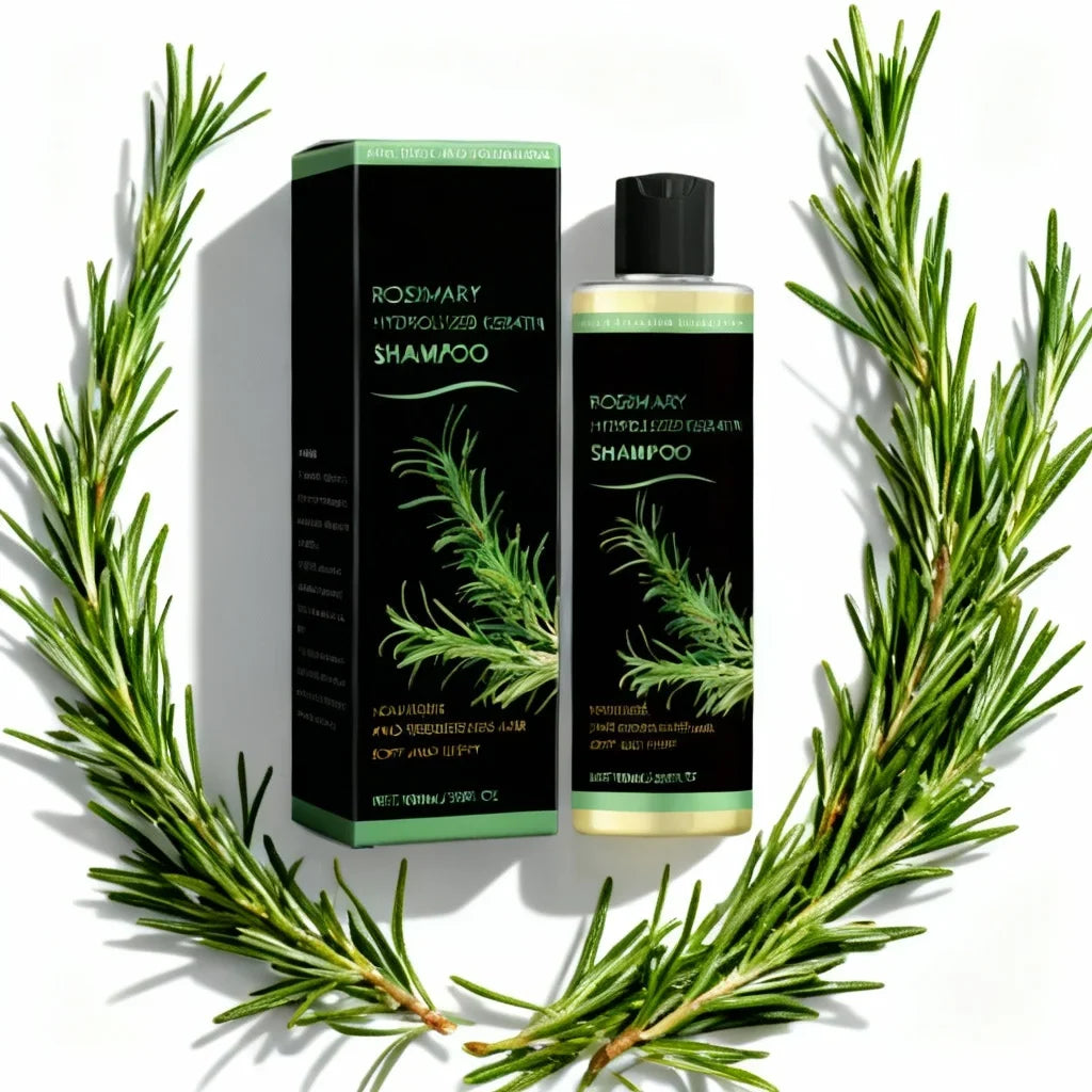 Rosemary Natural Shampoo Hair Thickness Loss Deep Nourishing Scalp Care Strengthen Repair Damaged Oil Control For Men Women