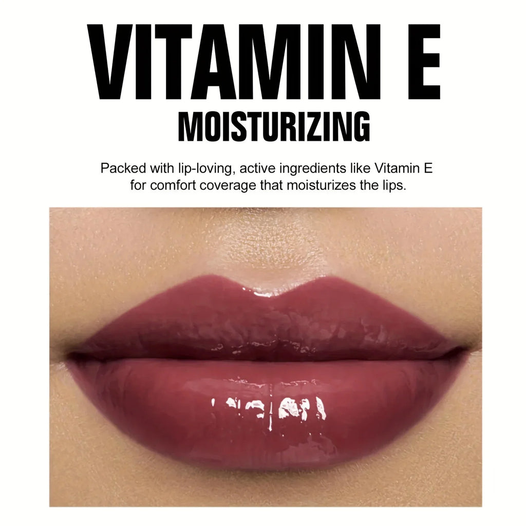 Hydrating Crystal Lip Oil - Plumping & Moisturizing Gloss with Tinted Shades for All Skin Types