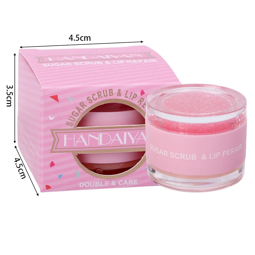 Lip Scrub for Dark Lips Pink Lips Balm Exfoliante Moisturizing Reduce Pigmentation Anti-Cracking Scrub Brighten Massage Cream