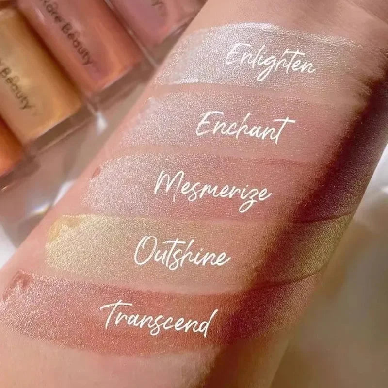 Rare Beauty Powder Highlighter Blush Water Light Shimmer Waterproof Long Last Face Illuminator Brighten Light Liquid Highlighter