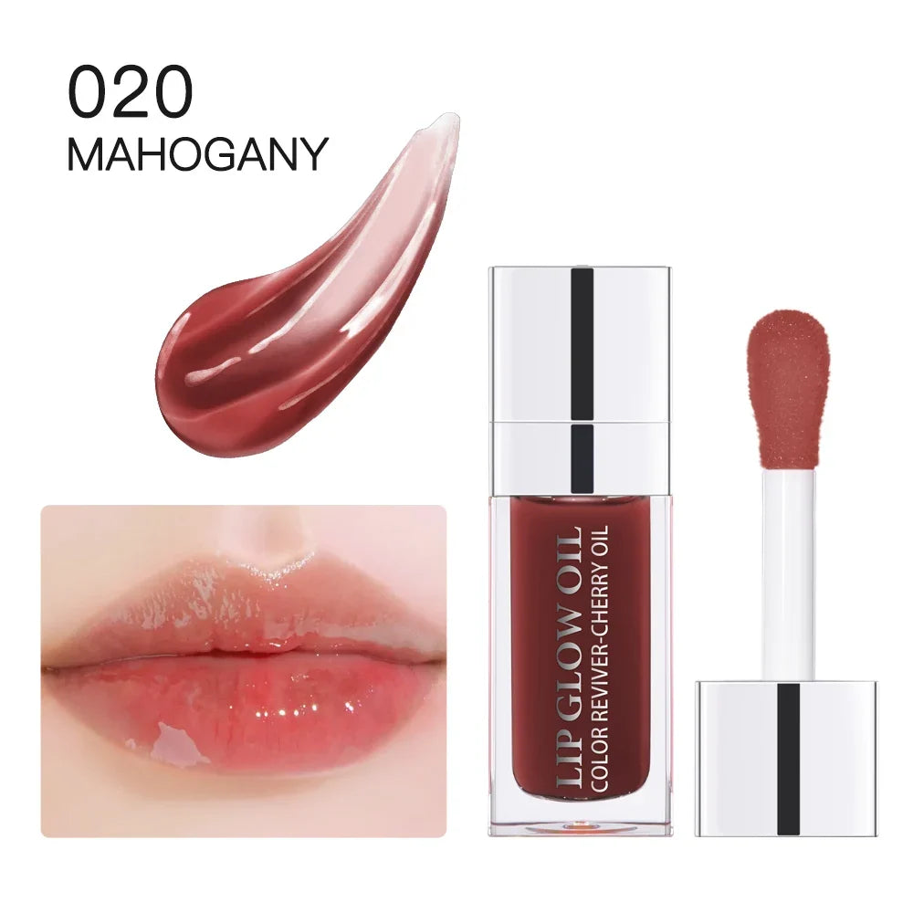 Crystal Jelly Lip Glow Oil - 6ml Moisturizing Plumping Gloss