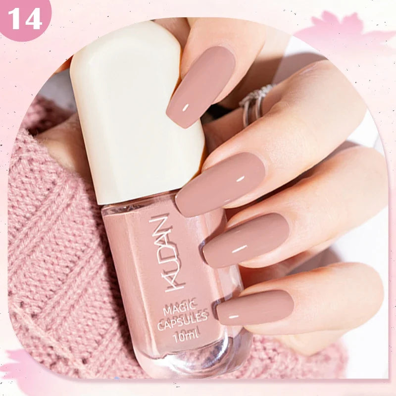 10ml Water-Based Peel Off Nail Polish 40 Colors Long Lasting Quick Drying No Need of Lamp to Cure Nail Supplies Manicure Nails