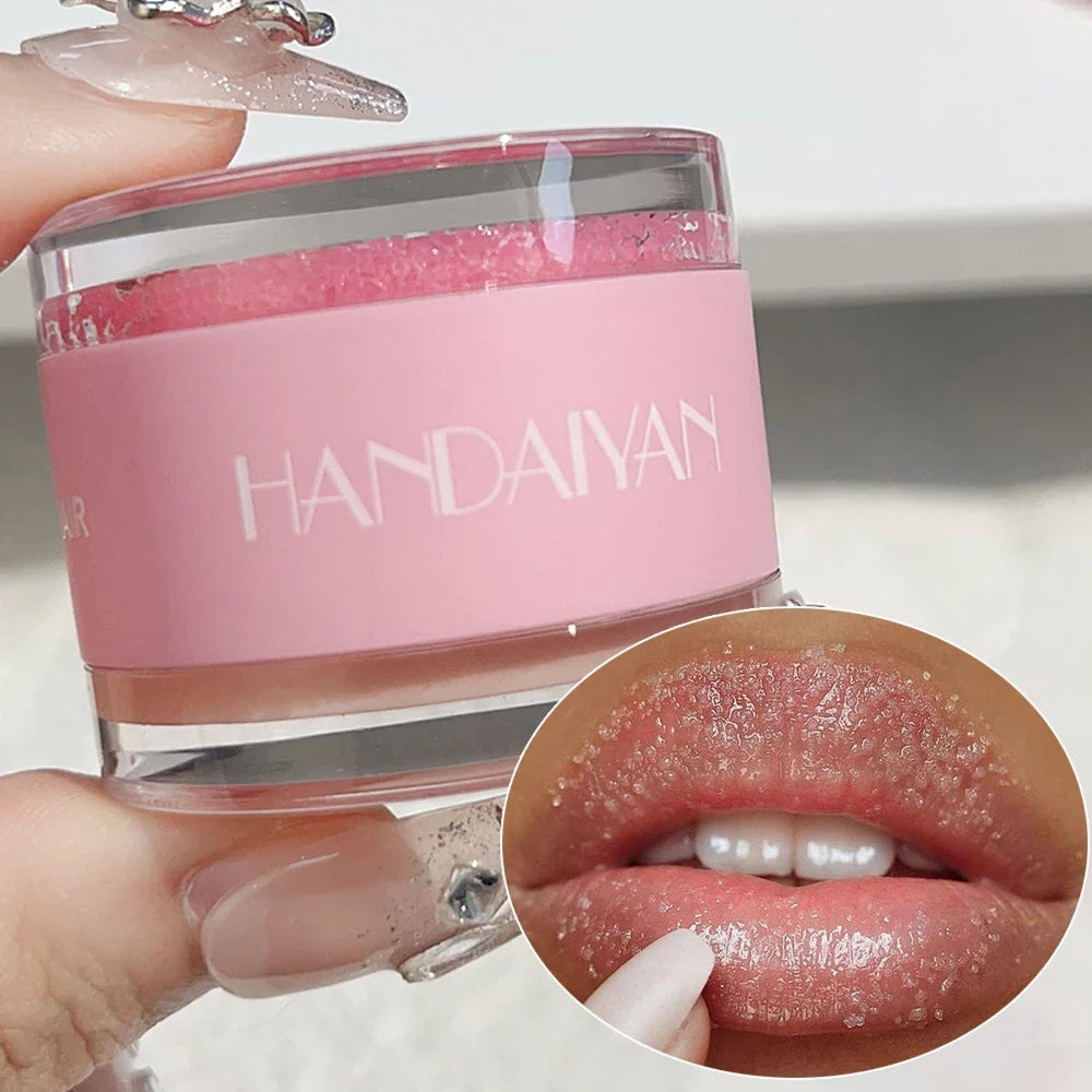 Lip Scrub for Dark Lips Pink Lips Balm Exfoliante Moisturizing Reduce Pigmentation Anti-Cracking Scrub Brighten Massage Cream