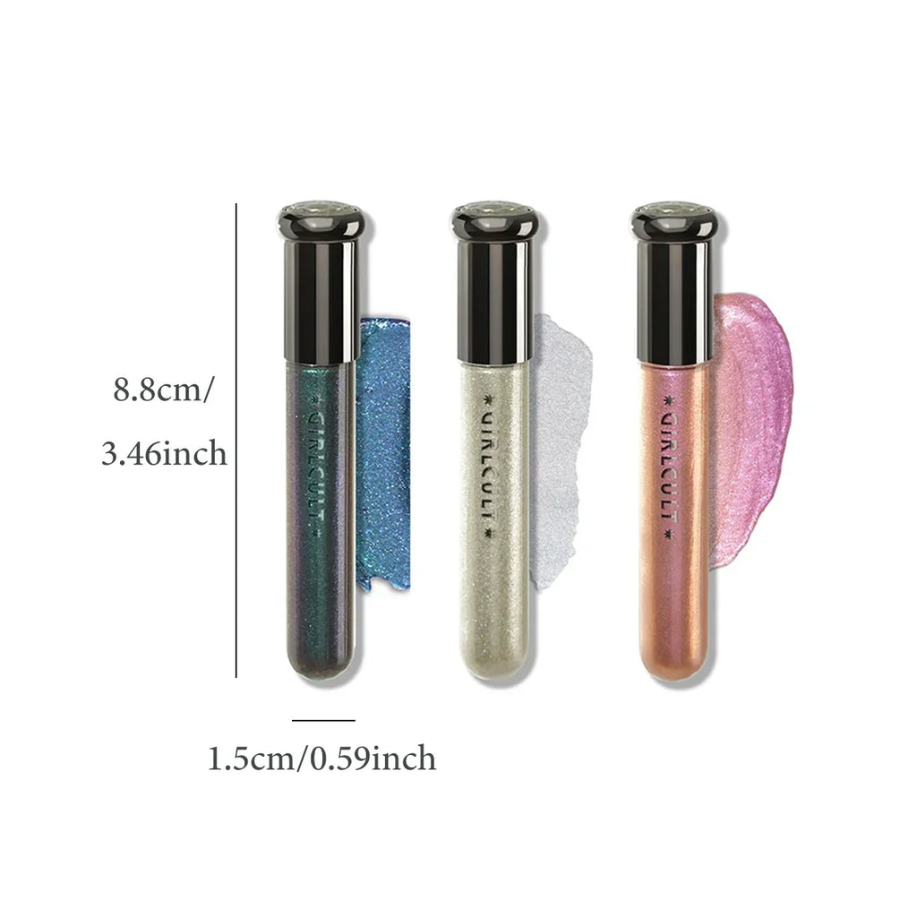 Girlcult Hallucination Liquid Eyeshadow,Fine Glitter Particles,Metallic Shine,Iridescent Shift,Eye Highlighting,Creative Makeup