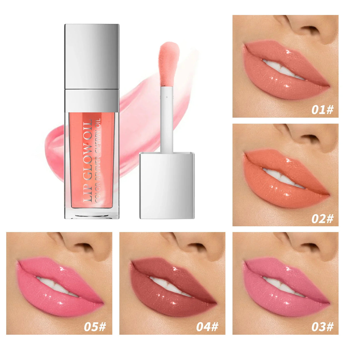 Crystal Jelly Moisturizing Plumping Lip Glow Oil - 8ml