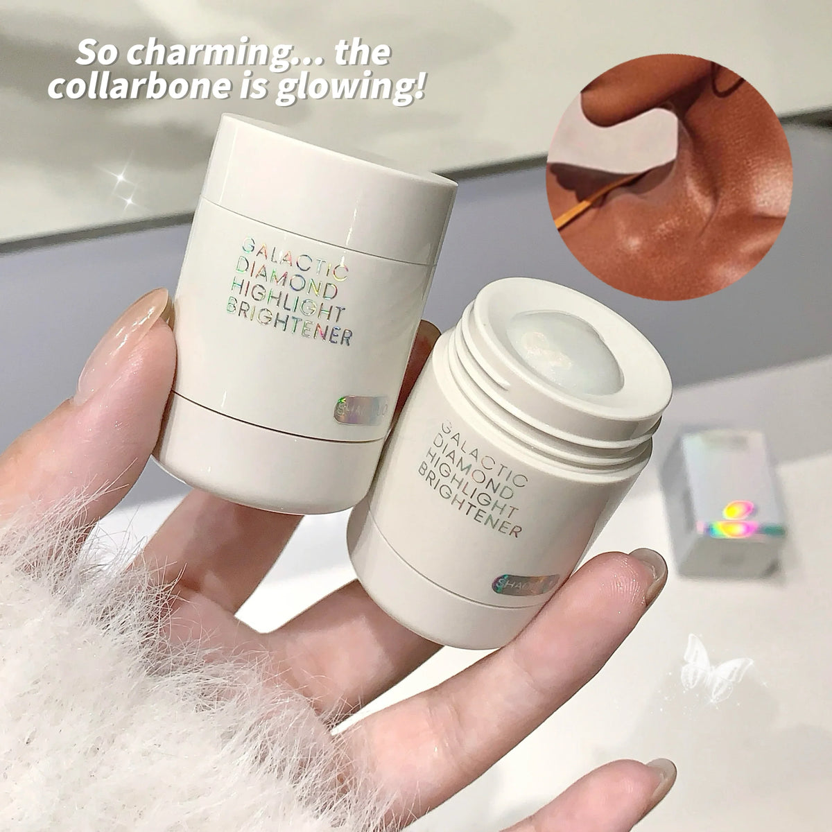 SHAQINUO Galaxy Star Diamond Highlighting Liquid Watery Radiance Highlight