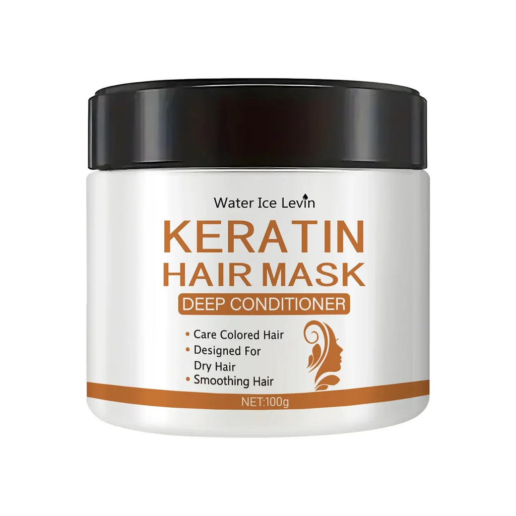 Keratin Hair Mask - Deep Conditioning Treatment for Dry, Damaged Hair - Restores Shine, Strength, and Elasticity