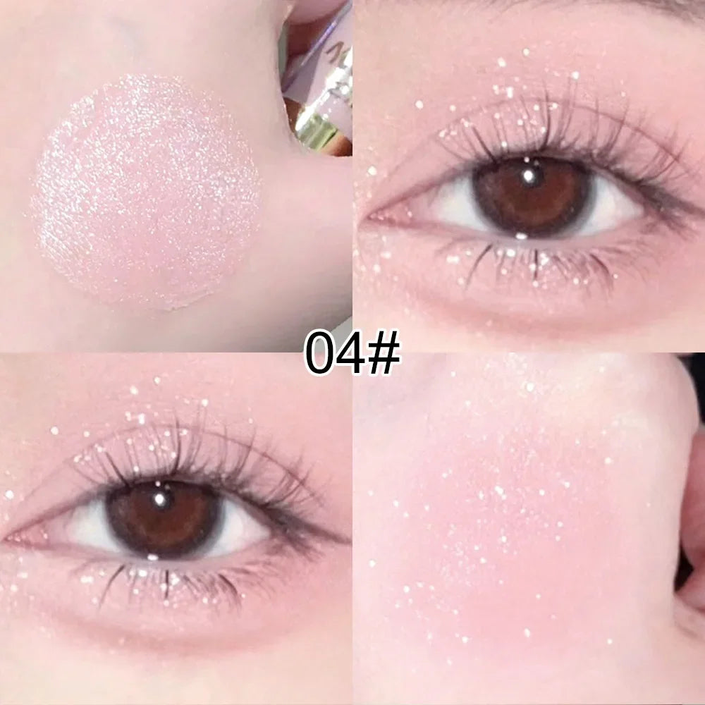 Kakashow Mist Eyeshadow Liquid Matte Pearlescent Shimmer Brightens Earth-colored  Liquid Eyeshadow, Complete Eyemakeup in 3 Min