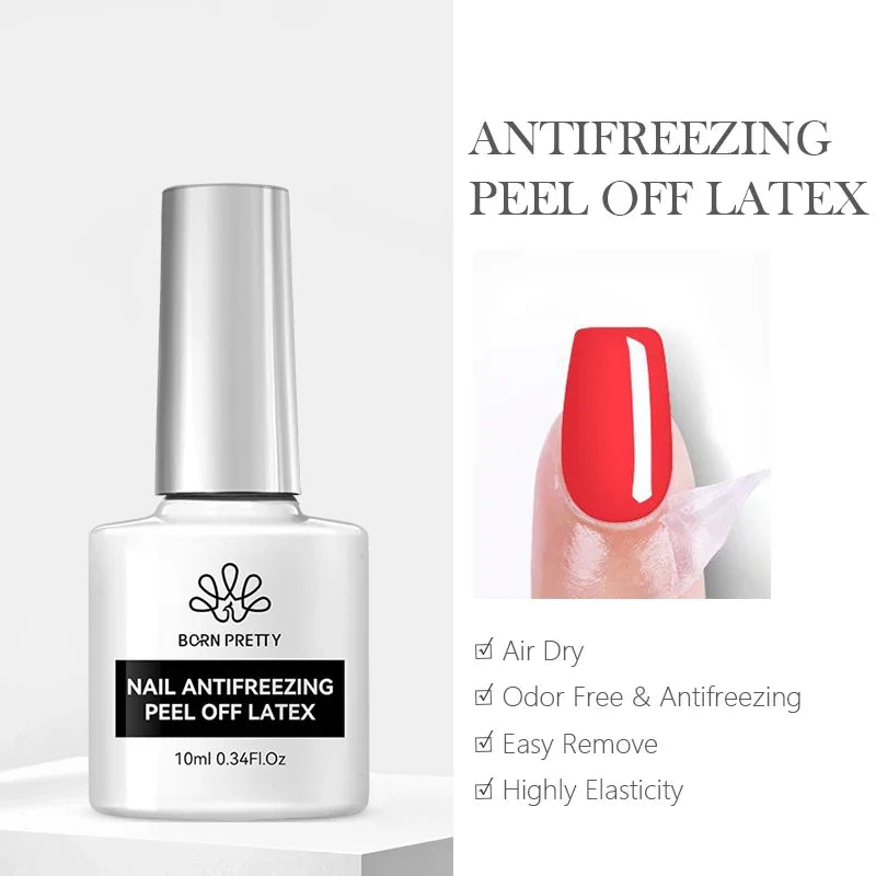 BORN PRETTY 10ml Blood Red Jelly Gel Nail Polish Halloween Nails Art Gel Polish Sheer Translucent Nail Gel for Winter Manicure