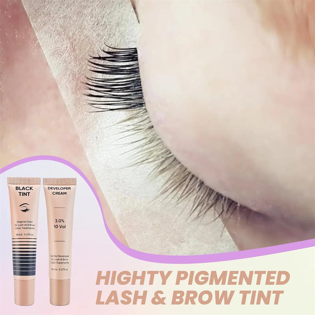 Permania Lash Lift and Brow Lamination Kit with Black Tint