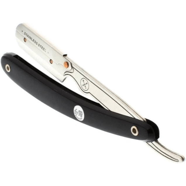 Parker SRB 33R Black Handled Barber Straight Razor
