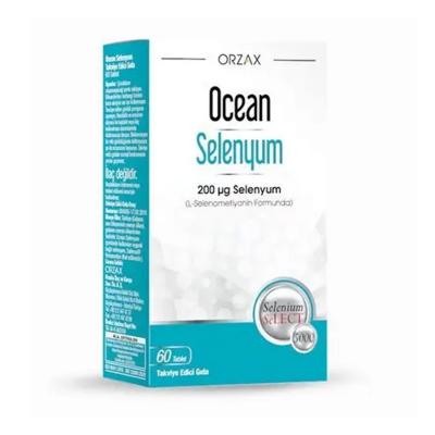 Ocean Selenium Dietary Supplement - 200 mcg Selenium, 60 Tablets for Immune Support