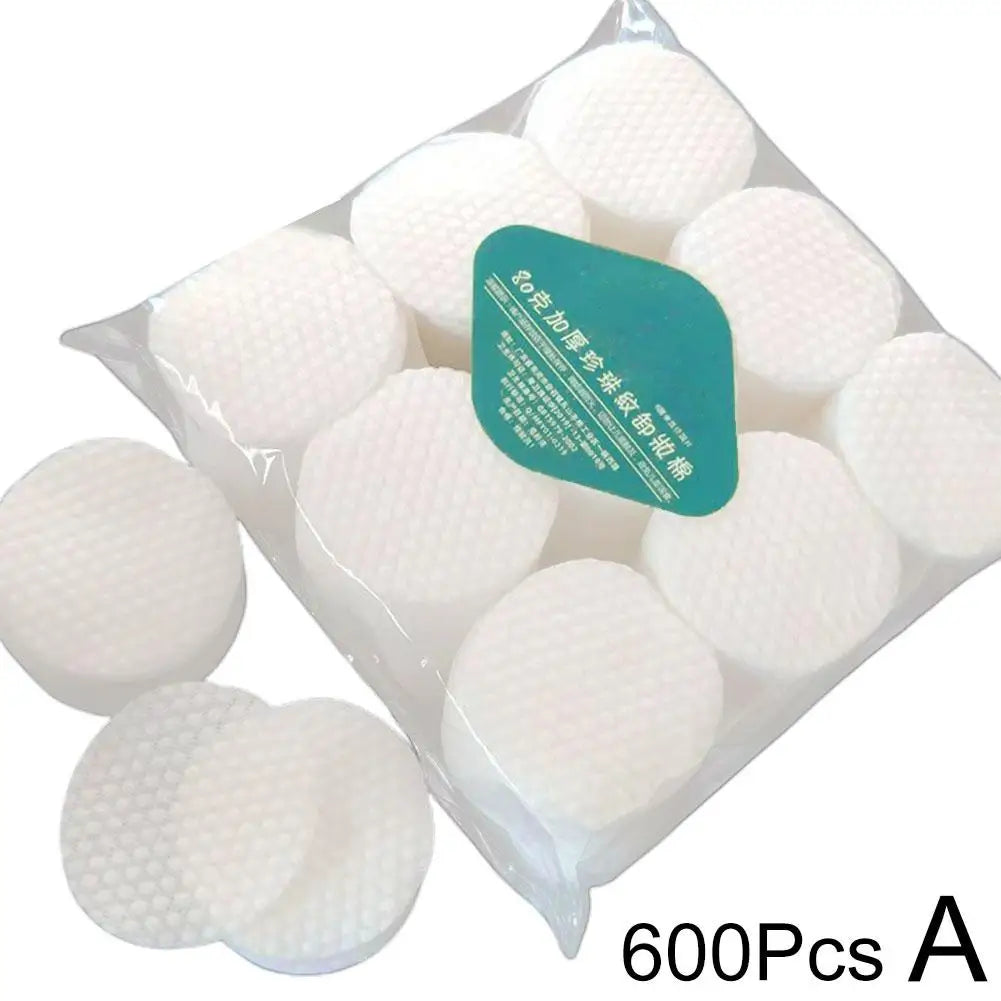 450/500/600PCS Disposable Makeup Cotton Wipes Soft Remover Pads Facial Cleansing Paper Wipe Cosmetic Pads